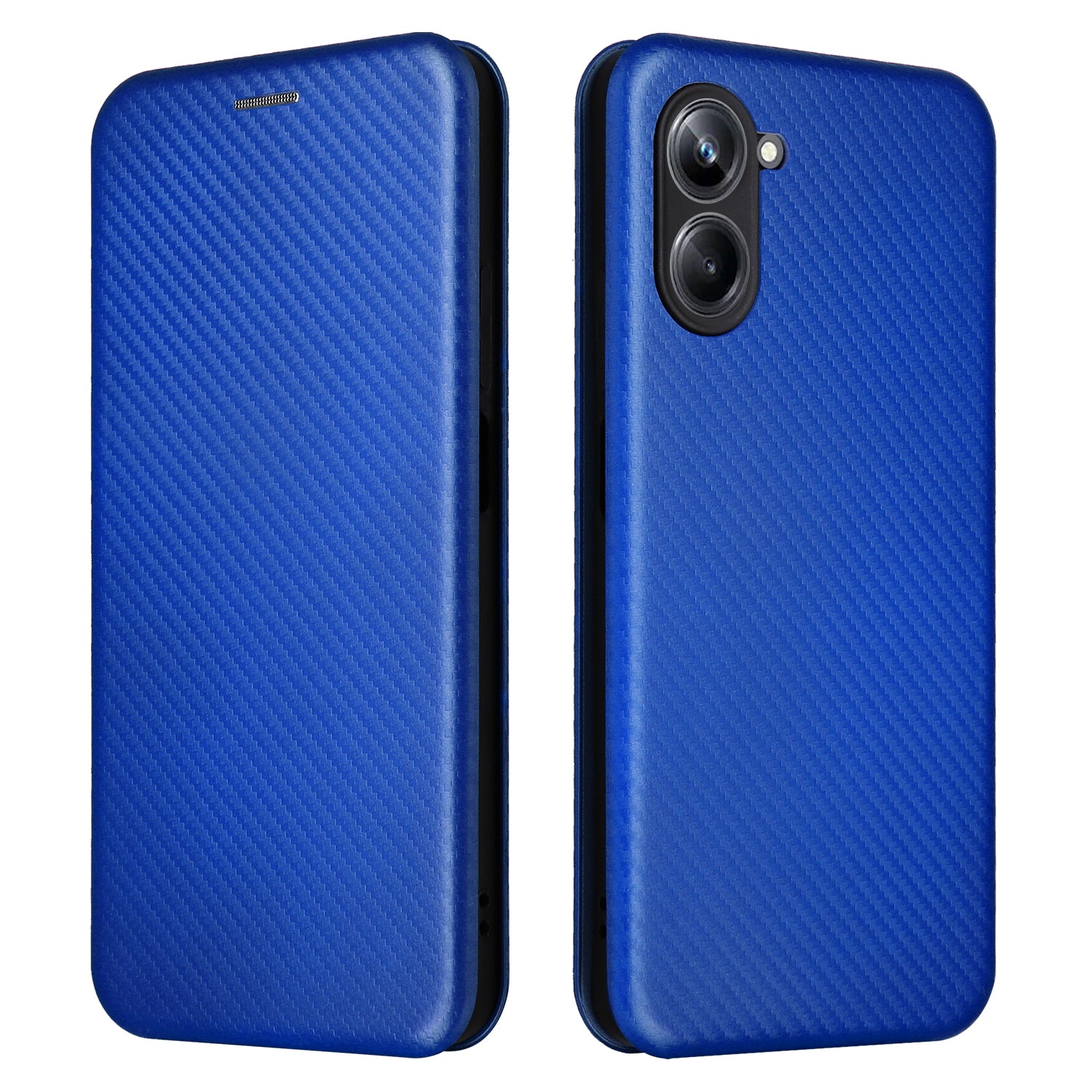 For Realme 10 Pro 5G Card Slot Phone Case Magnetic Auto-absorbed Carbon Fiber Texture PU Leather Stand Flip Cover For Realme 10 Pro 5G Card Slot Phone Case Magnetic Auto-absorbed Carbon Fiber Texture PU Leather Stand Flip Cover